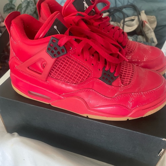 Jordan 4 retro neg singles day 2018 size 8 - Picture 2 of 2